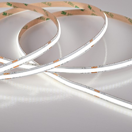 双色智能cob灯带自粘家装室内24V线条灯客厅氛围灯全光谱led灯带