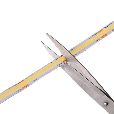 高端双色cob灯带高亮智能24V自粘低压软灯条线条灯橱柜线形灯灯带