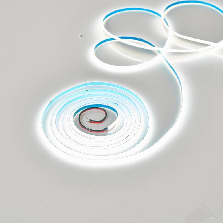 厂家批发双色COB灯带低压线性灯柔性软灯条家用自贴高亮COB灯带