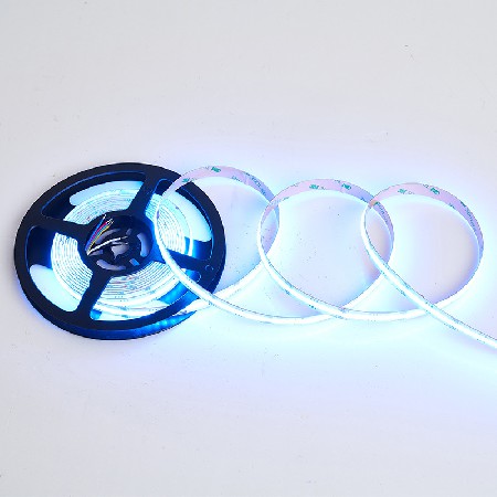 批发RGB灯带七彩变色智能调控装饰氛围自贴高亮防水幻彩COB软灯条