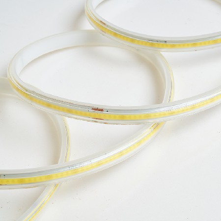 高压透明COB灯带220V户外防水工程室内家用吊顶无暗区柔性灯带