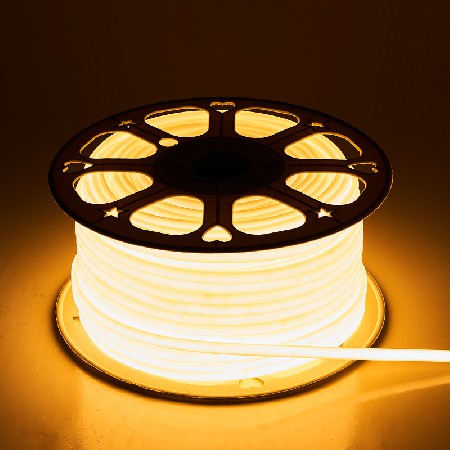 led无频闪高压灯带户外防水高压cob灯带柔性家装灯条led透明灯带