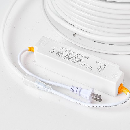 led无频闪高压灯带户外防水高压cob灯带柔性家装灯条led透明灯带