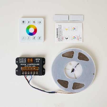 无线触摸遥控RGB七彩灯带声控全触摸rgb控制器玻璃触摸面板
