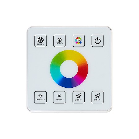 无线触摸遥控RGB七彩灯带声控全触摸rgb控制器玻璃触摸面板